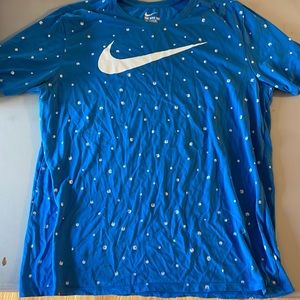 Nike XL blue basketball t-shirt